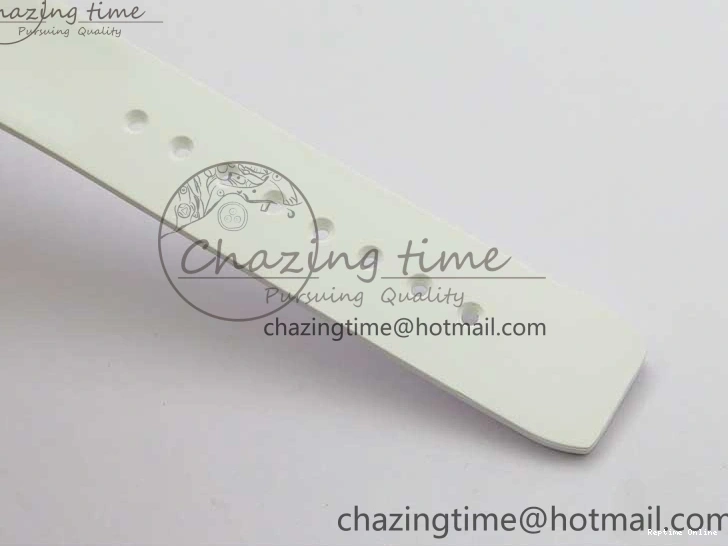 1219 Submariner Phantomlab Transparent KZF Best Edition Blue Fruit Dial on White Rubber Strap VR Classic 2563